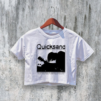 Quicksand Crop Top Slip Crop Tee Quicksand Band Shirt Tour Merch