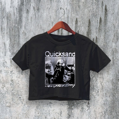 Bootleg Quicksand Crop Top NYC Crop Tee Hardcore Quicksand Band Shirt