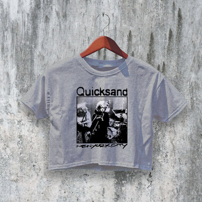 Bootleg Quicksand Crop Top NYC Crop Tee Hardcore Quicksand Band Shirt