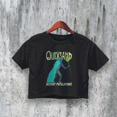 Quicksand Band Crop Top Distant Populations Crop Tee The Philosopher Shirt