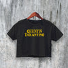 Quentin Tarantino Crop Top Vintage Tarantino Crop Tee Retro Movie Shirt