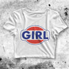 Vintage Girl Logo Crop Top Vintage Girl Logo Shirt Aesthetic Y2K Shirt - bestshirtz#