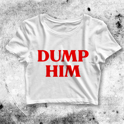 Britney Spears Crop Top Dump Him Crop Tee Spears Apparel Halloween Shirt - bestshirtz#