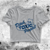 Ditch Toxic People Crop Top Funny Quote Shirt Quote Aesthetic Y2K Shirt - bestshirtz#