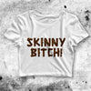 Lindsay Lohan Crop Top Skinny Bitch Crop Tee Lindsay Lohan NYC Shirt - bestshirtz#