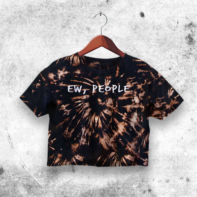 EW PEOPLE Crop Top EW PEOPLE Shirt Introvert Aesthetic Y2K Shirt - bestshirtz#