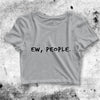 EW PEOPLE Crop Top EW PEOPLE Shirt Introvert Aesthetic Y2K Shirt