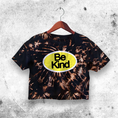 Be Kind Crop Top Be Kind Shirt Kind Aesthetic Y2K Shirt - bestshirtz#