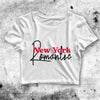 New York Romantic Crop Top New York Romantic Shirt Aesthetic Y2K Shirt