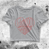 Good Girl Heart Crop Top Good Girl Shirt Girl Aesthetic Y2K Shirt