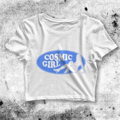 Y2K Crop Top Cosmic Girl Crop Tee Aesthetic Y2K Shirt For Woman - bestshirtz#