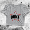 Star Cunt Crop Top Star Cunt Shirt Aesthetic Y2K Shirt