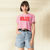 Mean Girls Boo You Whore Crop Top | Funny Quote Y2K Graphic Tee | 2000s Pop Culture Shirt for Women - BestShirtz