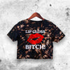 Lip Gloss Bitch Crop Top Lip Gloss Bitch Shirt Bitch Aesthetic Y2K Shirt