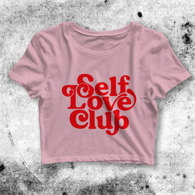 Self Love Club Crop Top Self Love Club Shirt Aesthetic Y2K Shirt - bestshirtz#