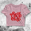 Self Love Club Crop Top Self Love Club Shirt Aesthetic Y2K Shirt