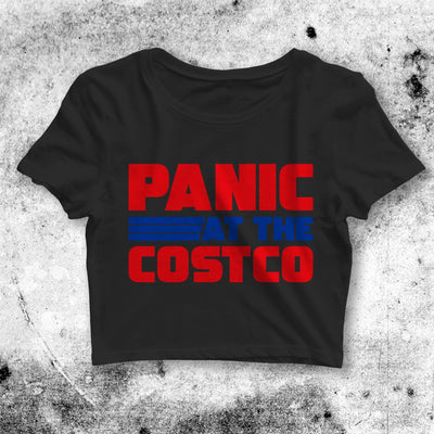 Panic At The Costco Crop Top Panic At The Costco Shirt Aesthetic Y2K Shirt - bestshirtz#