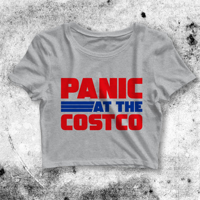 Panic At The Costco Crop Top Panic At The Costco Shirt Aesthetic Y2K Shirt - bestshirtz#