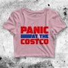 Panic At The Costco Crop Top Panic At The Costco Shirt Aesthetic Y2K Shirt