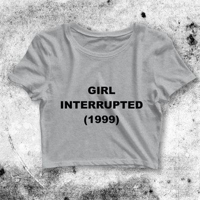 Girl Interrupted Crop Top Girl Interrupted 1999 Crop Tee 90s Film Shirt - bestshirtz#