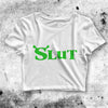 Shrek Crop Top Slut Crop Tee Shrek Lovers Shirt Comedy Movie Merch - bestshirtz#