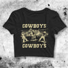 Vintage Cowboys Crop Top Cowboys Shirt Cowgirl Aesthetic Y2K Shirt