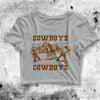 Vintage Cowboys Crop Top Cowboys Shirt Cowgirl Aesthetic Y2K Shirt - bestshirtz#