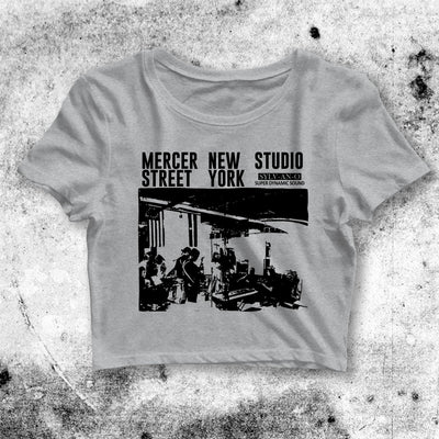 Mercer Street NY Studio Crop Top Mercer Street Shirt Aesthetic Y2K Shirt - bestshirtz#