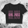 Girl Boss Crop Top Funny Quote Shirt Boss Aesthetic Y2K Shirt - bestshirtz#