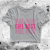 Girl Boss Crop Top Funny Quote Shirt Boss Aesthetic Y2K Shirt - bestshirtz#