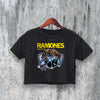 Ramones Crop Top Road to Ruin Crop Tee Punk Rock Shirt Band Merch - bestshirtz#