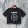 Ramones Crop Top Live Concert Crop Tee Vintage Punk Band Shirt - bestshirtz#