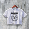 Ramones Crop Top Live Concert Crop Tee Vintage Punk Band Shirt - bestshirtz#