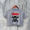 Rancid Logo Crop Top Skull Rancid Crop Tee Vintage Ska Punk Rock Shirt