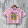 Vintage Sublime Crop Top Sublime Band Crop Tee Album Cover Shirt 90s Rock