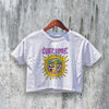 Vintage Sublime Crop Top Sublime Band Crop Tee Album Cover Shirt 90s Rock