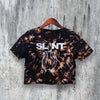 Slint Crop Top F*ck Crop Tee Vintage Middle Finger Shirt Rock Music