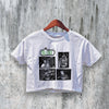 Slint Crop Top Live Concert Crop Tee Vintage Members Shirt Rock Band - bestshirtz