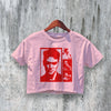 Retro The Smiths Crop Top Vintage Morrissey Crop Tee Aesthetic Band Shirt