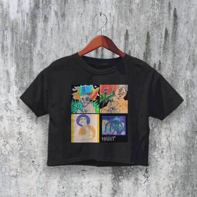 Still Woozy Crop Top Retro Gamsky Crop Tee Album Art Shirt Band Music