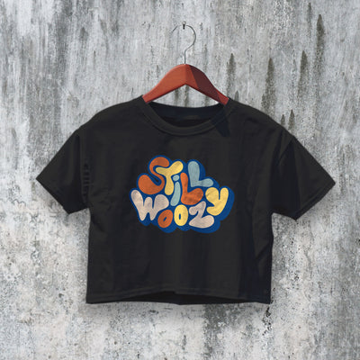 Still Woozy Crop Top Colorful Logo Crop Tee Retro Aesthetic Shirt Band