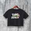 Tame Impala Logo Crop Top Band Psychedelic Crop Tee Tame Impala Shirt - bestshirtz#