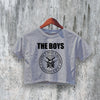 The Boys Logo Crop Top Superhero Crop Tee Boys TV Series Shirt Superpower