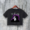 The Cure Crop Top Vintage Concert Crop Tee Retro Tour Shirt 80s Band Goth