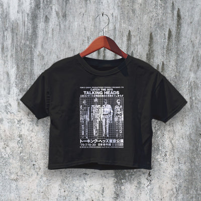 Talking Heads Crop Top More Songs About Buildings and Food Crop Tee Band Shirt