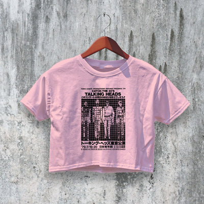 Talking Heads Crop Top More Songs About Buildings and Food Crop Tee Band Shirt