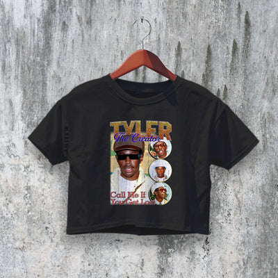 Tyler the Creator Bootleg Crop Top Call Me If You Get Lost Crop Tee Rap Shirt