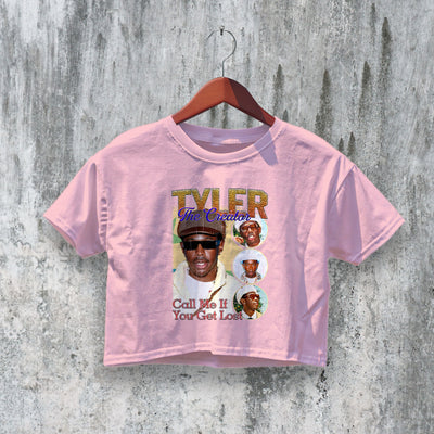 Tyler the Creator Bootleg Crop Top Call Me If You Get Lost Crop Tee Rap Shirt