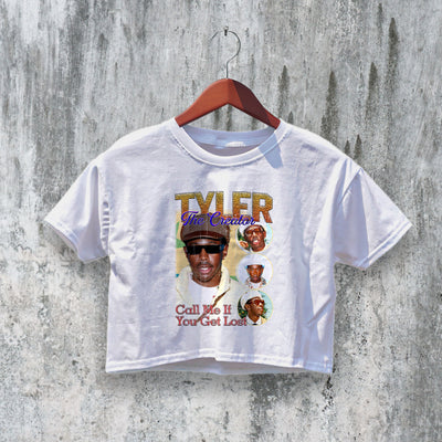 Tyler the Creator Bootleg Crop Top Call Me If You Get Lost Crop Tee Rap Shirt