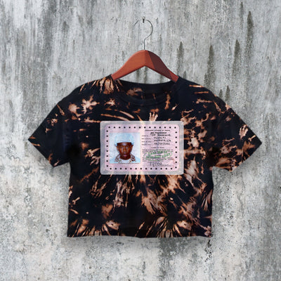 Tyler the Creator Crop Top License Of Travel Crop Tee Fan ID Card Shirt